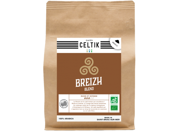 Breizh Blend mélange café biologique moulu